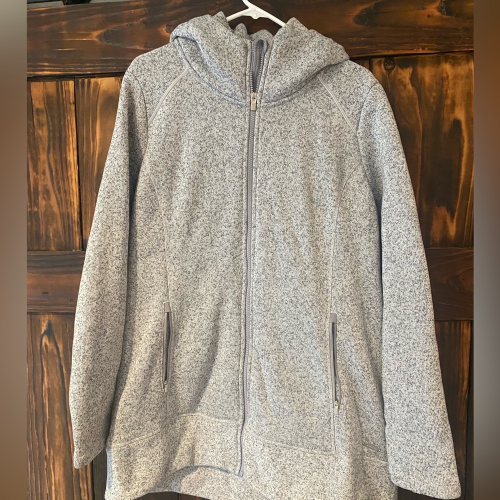 Athleta long sweater jacket XL